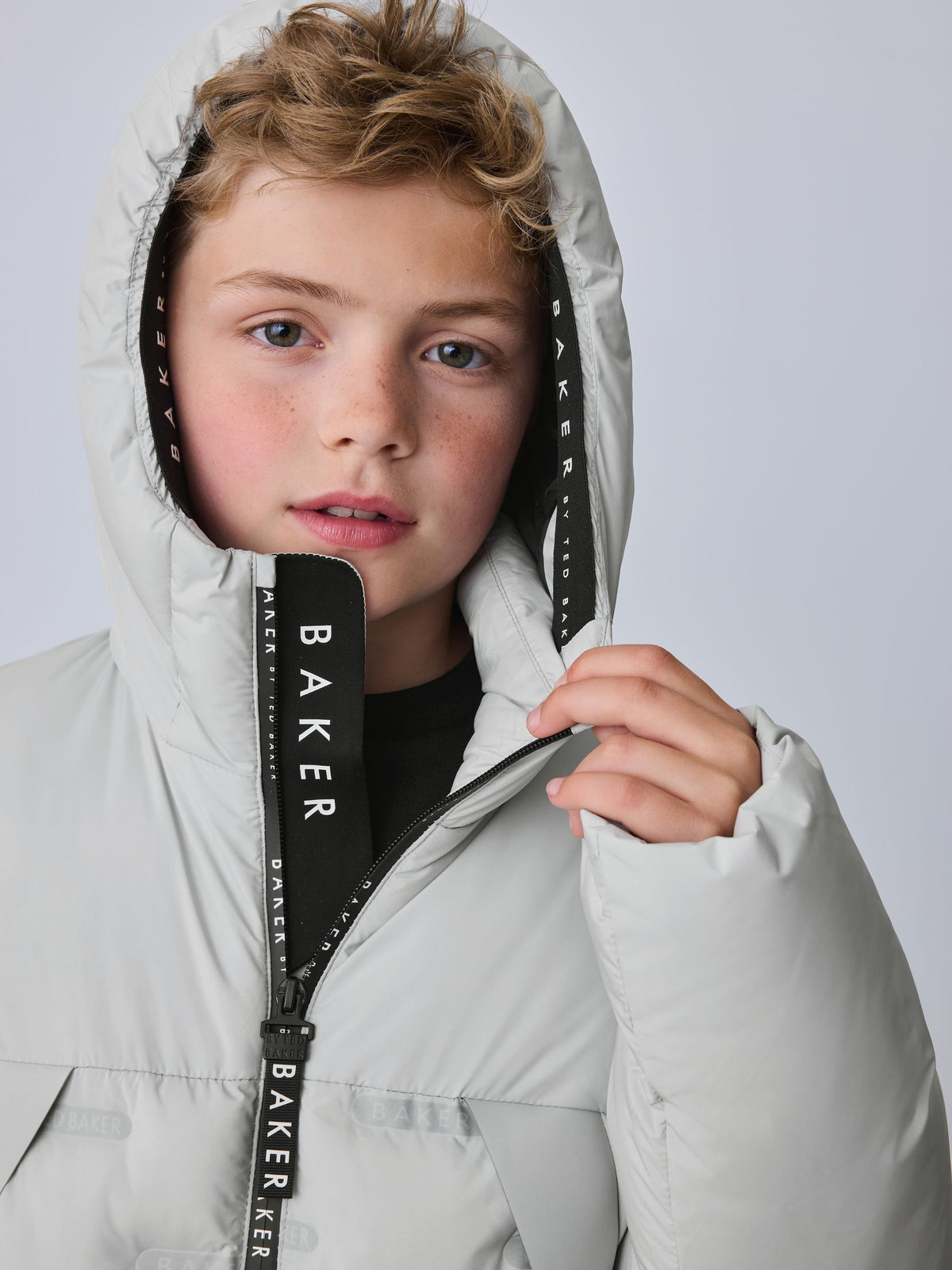 Baker by Ted Baker Grey Shower Resistant Heatseal Coat
